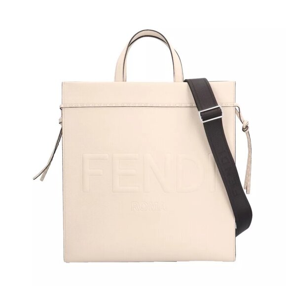 FENDI Shoulder Bag Cross Body leather 2way Go To Shopper Medium used - Picture 1 of 7